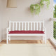 Vidaxx cojín para banco de jardín 150x50x7 cm tela oxford rojo vino