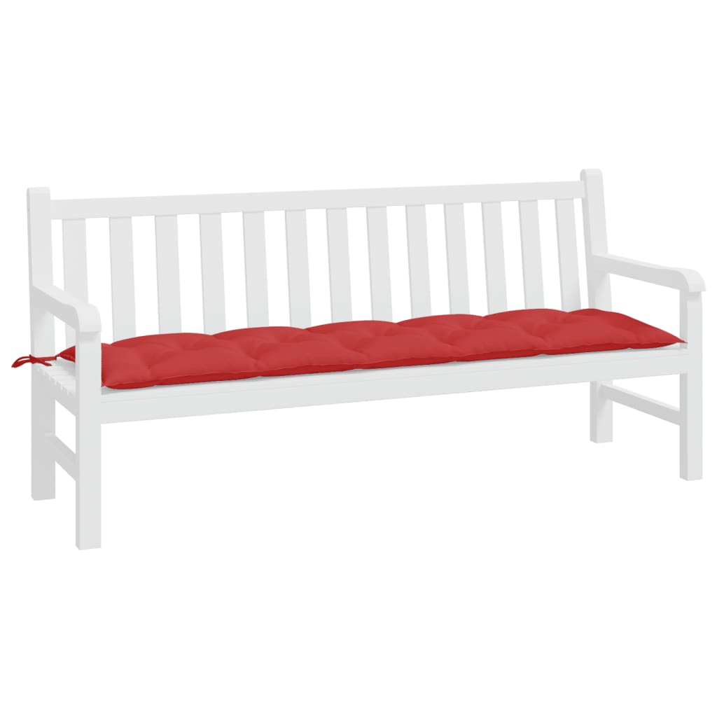Vidaxl Garden Bench Cushion 180x50x7 CM Oxford Fabric Red