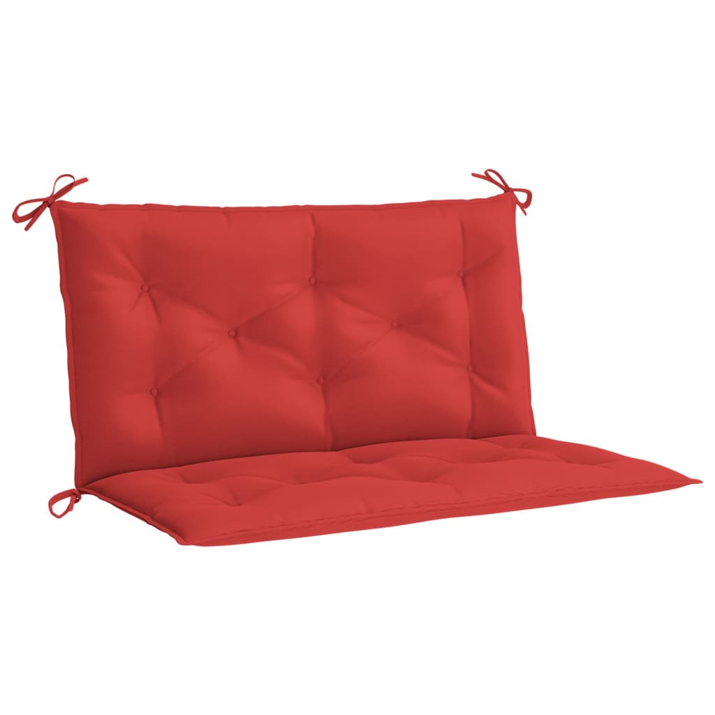 Vidaxl Garden Banch Cushion 100x50+50) x 7 cm tessuto Oxford rosso