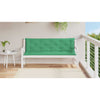 VidaXL cuscino per panca da giardino 150x(50+50)x7 cm in tessuto oxford verde