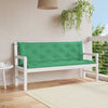 VidaXL cuscino per panca da giardino 150x(50+50)x7 cm in tessuto oxford verde