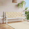 Cuscino per panca da giardino VidaXL 180x(50+50)x7 cm in tessuto oxford beige