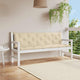 Cuscino per panca da giardino VidaXL 180x(50+50)x7 cm in tessuto oxford beige