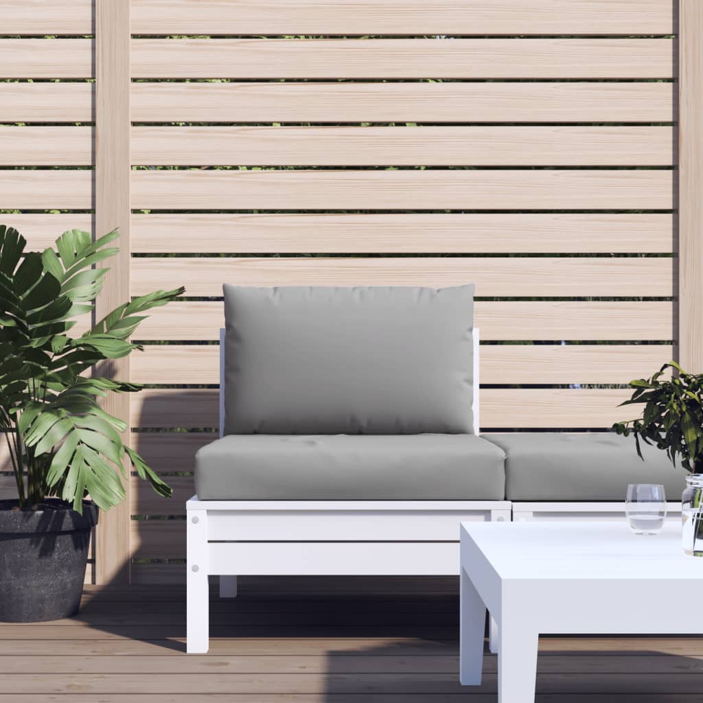 Cuscini per pallet VidaXL 2 pezzi in tessuto grigio