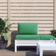 Vidaxl pallet cuscini 2 st tessuto verde