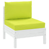 Vidaxl Pallet Cushions 2 St Oxford Fabric Bright Green