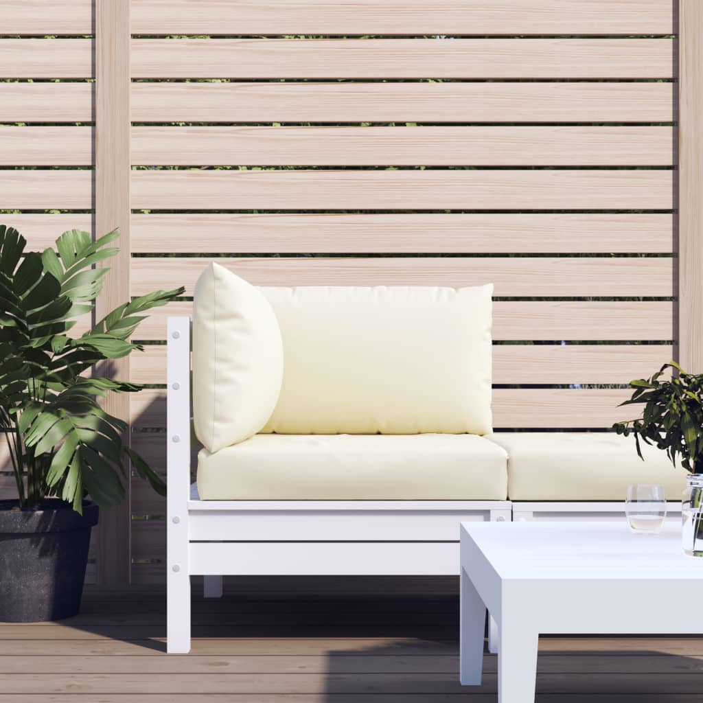 Cuscini da pallet Vidaxl 3 St Oxford Fabric Crèmewit