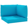 Cuscini di pallet Vidaxl 3 St Oxford Fassicio azzurro