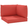 Cuscini di pallet Vidaxl 3 St Oxford Fabric Red