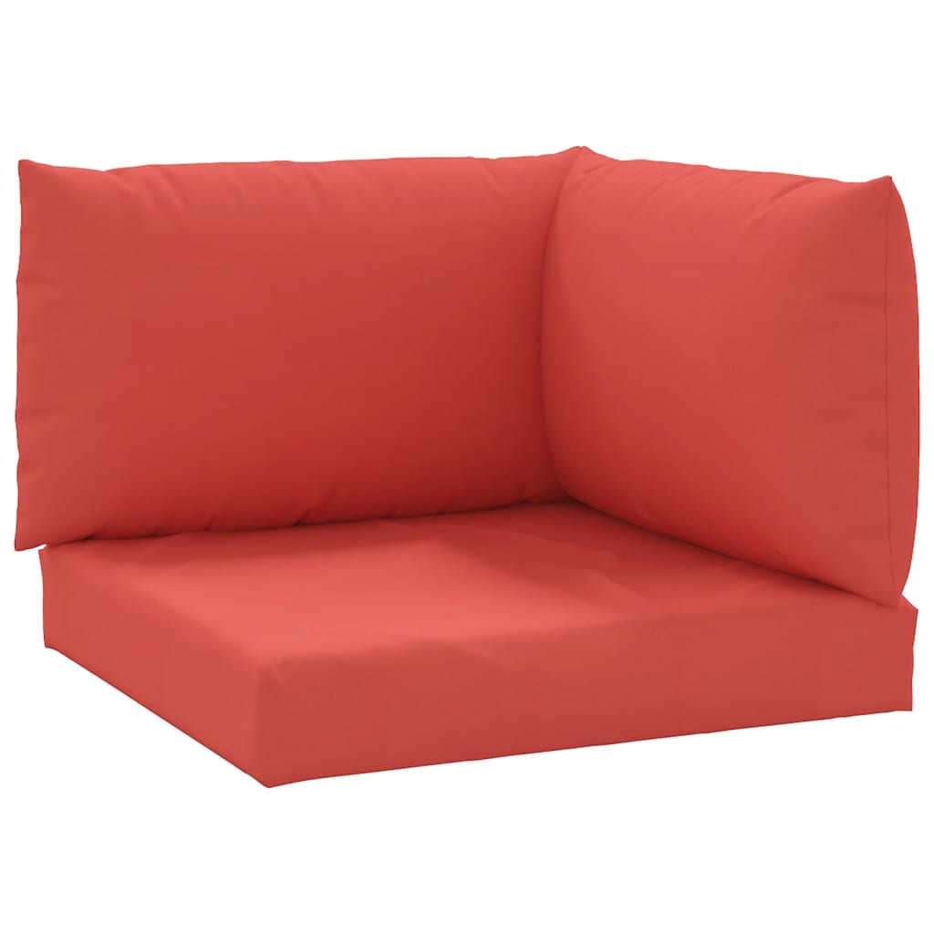 Cuscini di pallet Vidaxl 3 St Oxford Fabric Red