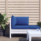 Cuscini di pallet Vidaxl 3 St Oxford Fabric Blue