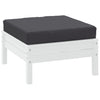 Vidaxl palletkussen 60x60x6 cm oxford stof antracietkleurig