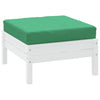 Vidaxl Pallet Cuscino Oxford tessuto verde