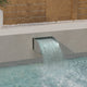 Cascada Vidaxl con LED 30x34x14 cm de acero inoxidable 304