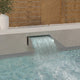 Vidaxl Waterfall 45x34x14 cm de acero inoxidable 304