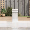 Vidaxl Fuente de piscina 22x60x70 cm de acero inoxidable 304