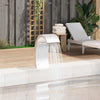 Vidaxl Fuente de piscina 22x60x70 cm de acero inoxidable 304