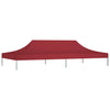 Vidaxl partytentdak 270 g m² 6x3 m bordeauxrood