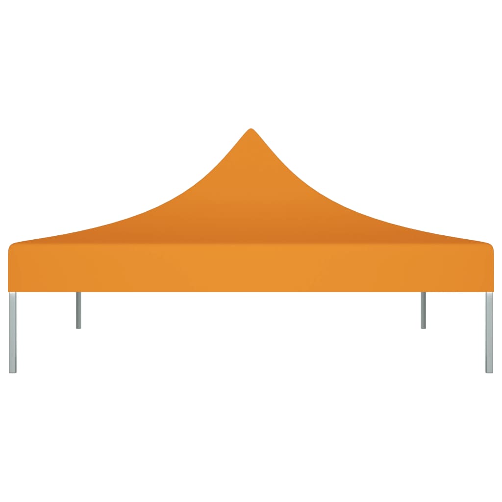 Tetto della tenda da festa Vidaxl 270 g m² 2x2 m arancione