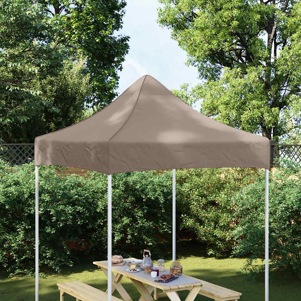 Techo de carpa de fiesta Vidaxl 270 g m² 2x2 m taupe
