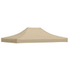 Techo de carpa de fiesta de Vidaxl 270 g m² 4x3 m beige