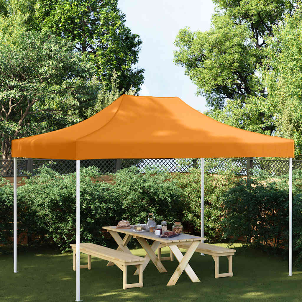 Techo de carpa de fiesta de Vidaxl 270 g m² 4x3 m naranja