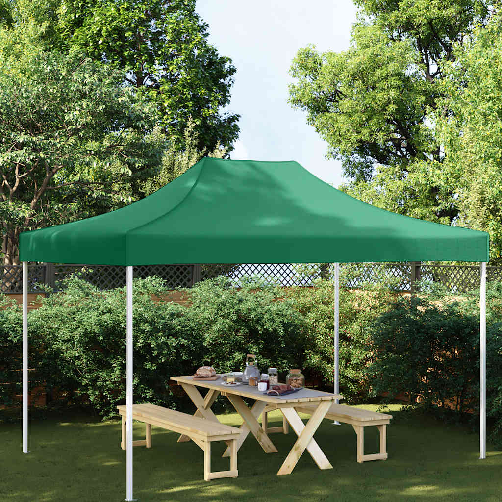 Tetto della tenda da festa vidaxl 270 g m² 4,5x3 m verde