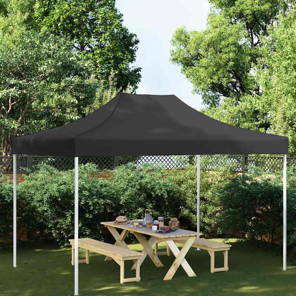 Techo de carpa Vidaxl Party 270 g m² 4.5x3 m Negro