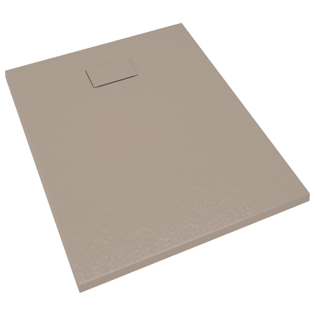 Vidaxl douchebak 100x80 cm smc bruin