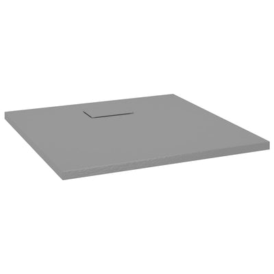 Vidaxl Doccia vassoio 80x80 cm SMC grigio
