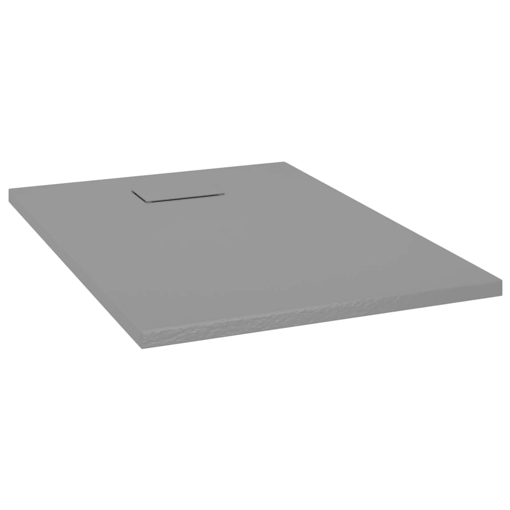 Bandeja de ducha Vidaxl 100x70 cm SMC Gray
