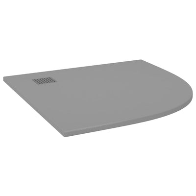 Vidaxl Doccia vassoio 90x90 cm SMC grigio