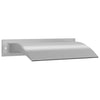 Fuente de piscina Vidaxl 45x26x13 cm de acero inoxidable de color plateado