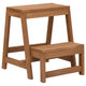 Pino sólido plegable de Vidaxl Stool