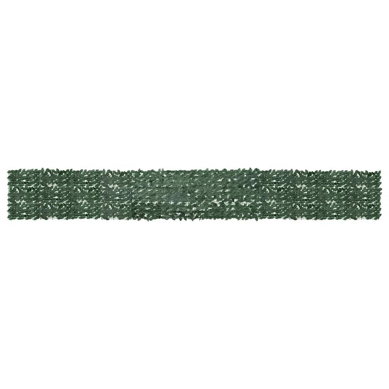 Vidaxl balkonscherm met donkergroene bladeren 600x75 cm