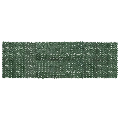 Pantalla de balcón Vidaxl con hojas de color verde oscuro 500x150 cm