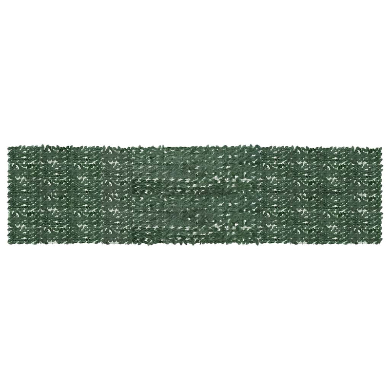 Vidaxl balkonscherm met donkergroene bladeren 600x150 cm