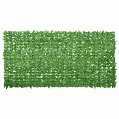 Pantalla de balcón Vidaxl con hojas verdes 300x150 cm