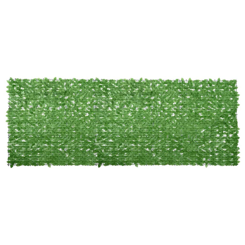 Pantalla de balcón Vidaxl con hojas verdes 400x150 cm