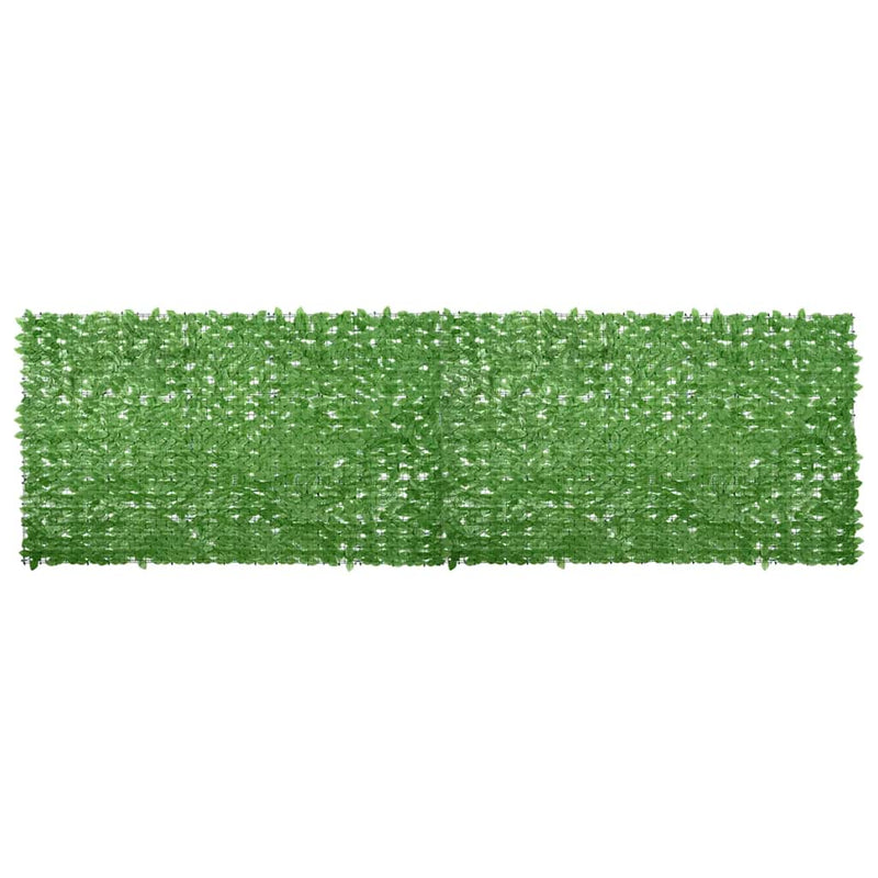Pantalla de balcón Vidaxl con hojas verdes 500x150 cm