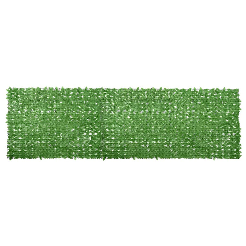 Pantalla de balcón Vidaxl con hojas verdes 600x150 cm