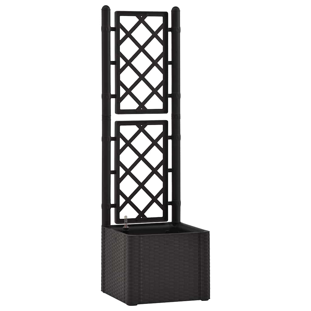 Vidaxl Planter High with Latwerk y System System Anthracite