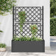 Vidaxl Planter High with Latwerk y System System Anthracite