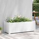 Vidaxl Planning Box elevado 100x43x35 cm PP White