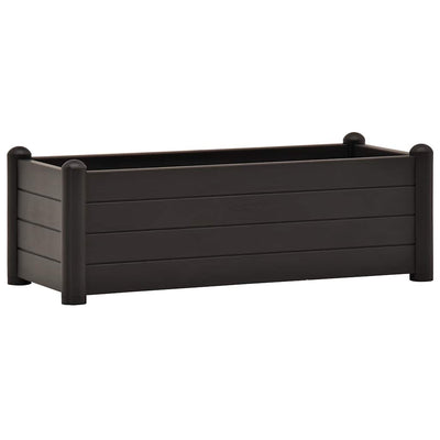 Vidaxl fioriera raccolta 100x43x35 cm pp antracite