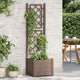 Vidaxl Plannet con latwerk 43x43x142 cm pp mokka