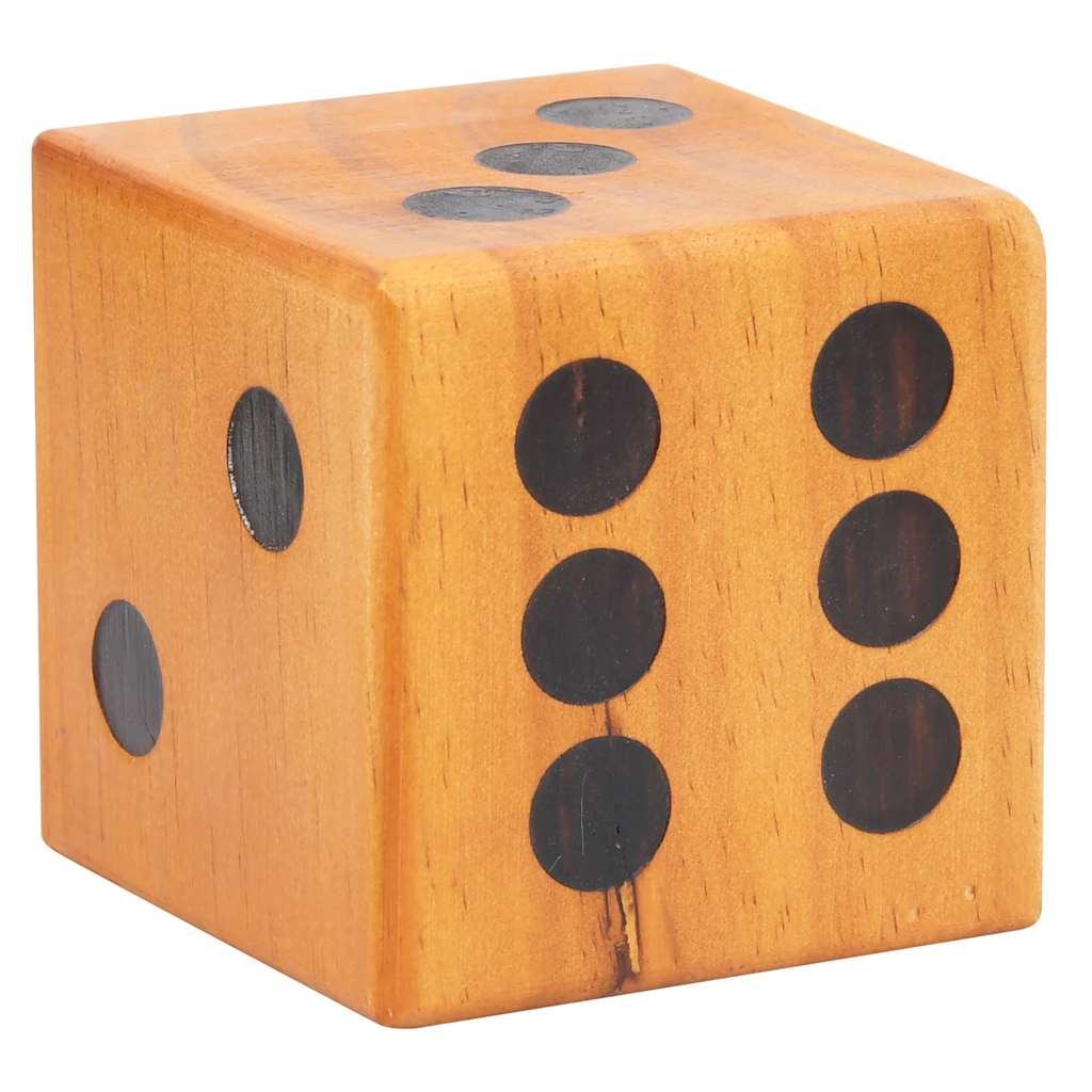 Vidaxl de 6 piezas DICE Set Mega Solid Pine