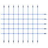 Vidaxl klimnet 200x150 cm blauw