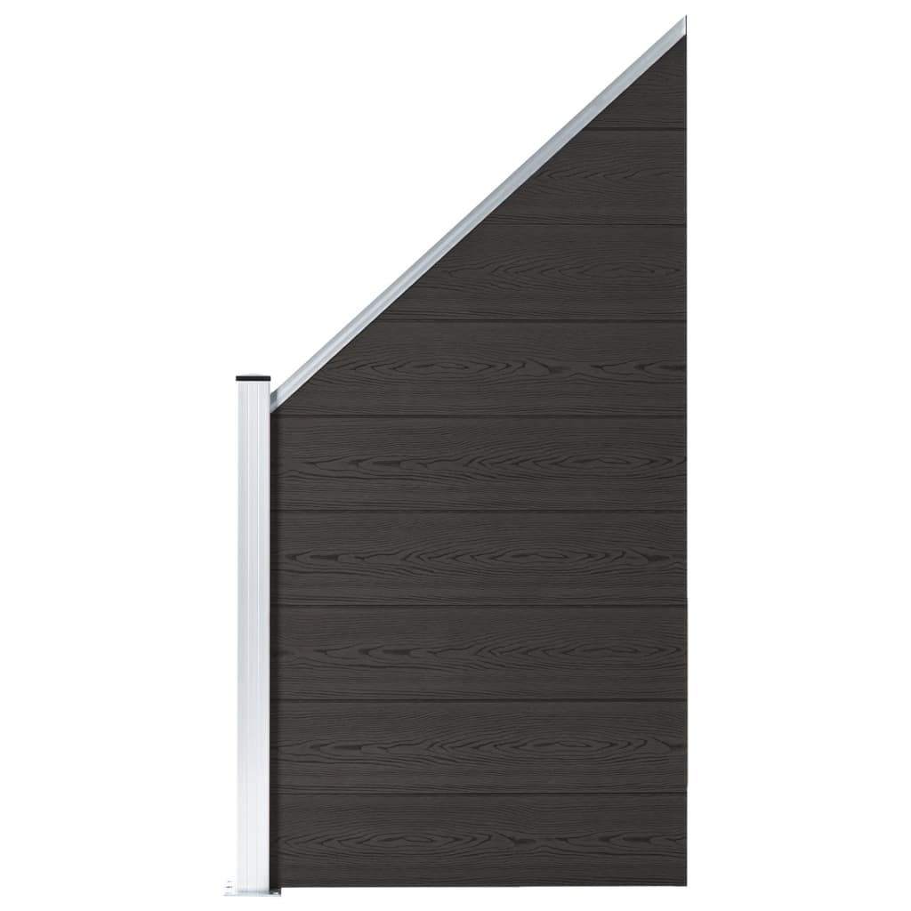 Vidaxl Fence Panel 95X (105-180) CM HKC Negro