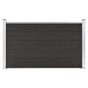 Vidaxl Fence Pannello 180x105 cm HKC nero